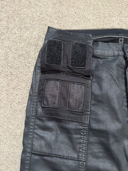 FW13 Rick Owens DRKSHDW Waxed Memphis Biker Denim Jeans