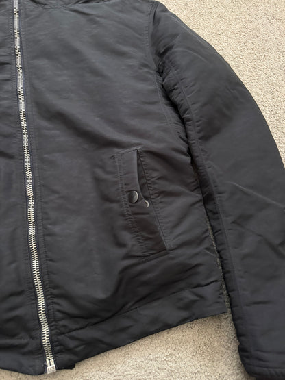 FW08 Rick Owens Mainline "Stag" Nylon Down Scuba Bullet Jacket