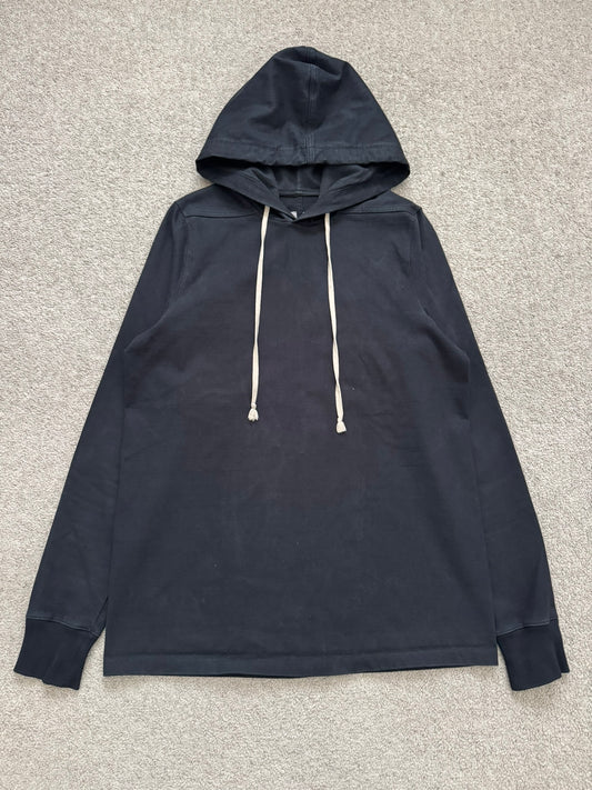 FW15 Rick Owens Mainline "Sphinx" Black Pullover Hoodie