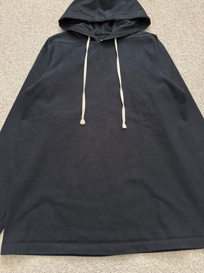 FW15 Rick Owens Mainline "Sphinx" Black Pullover Hoodie