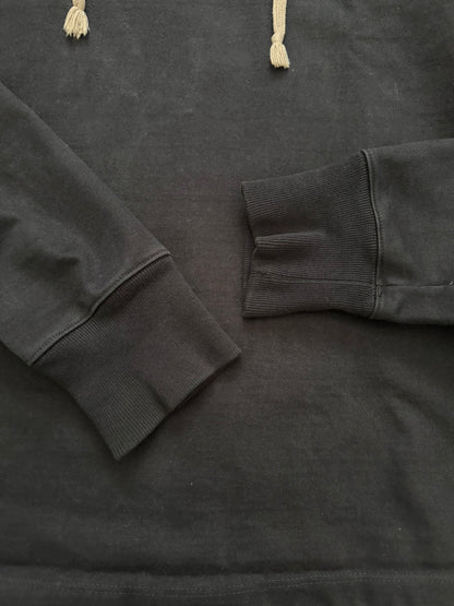 FW15 Rick Owens Mainline "Sphinx" Black Pullover Hoodie