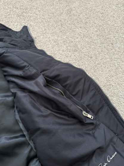 FW08 Rick Owens Mainline "Stag" Nylon Down Scuba Bullet Jacket