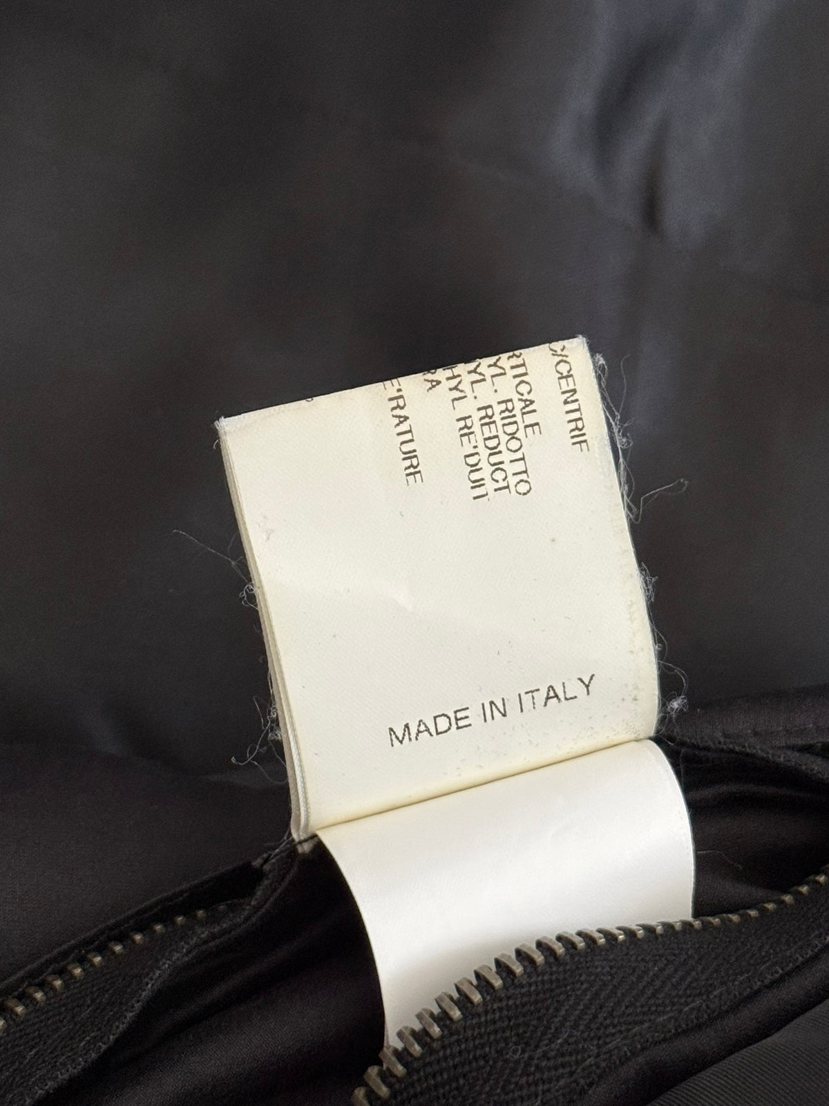 FW08 Rick Owens Mainline "Stag" Nylon Down Scuba Bullet Jacket