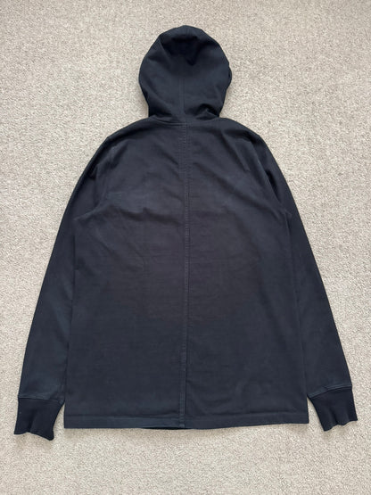 FW15 Rick Owens Mainline "Sphinx" Black Pullover Hoodie