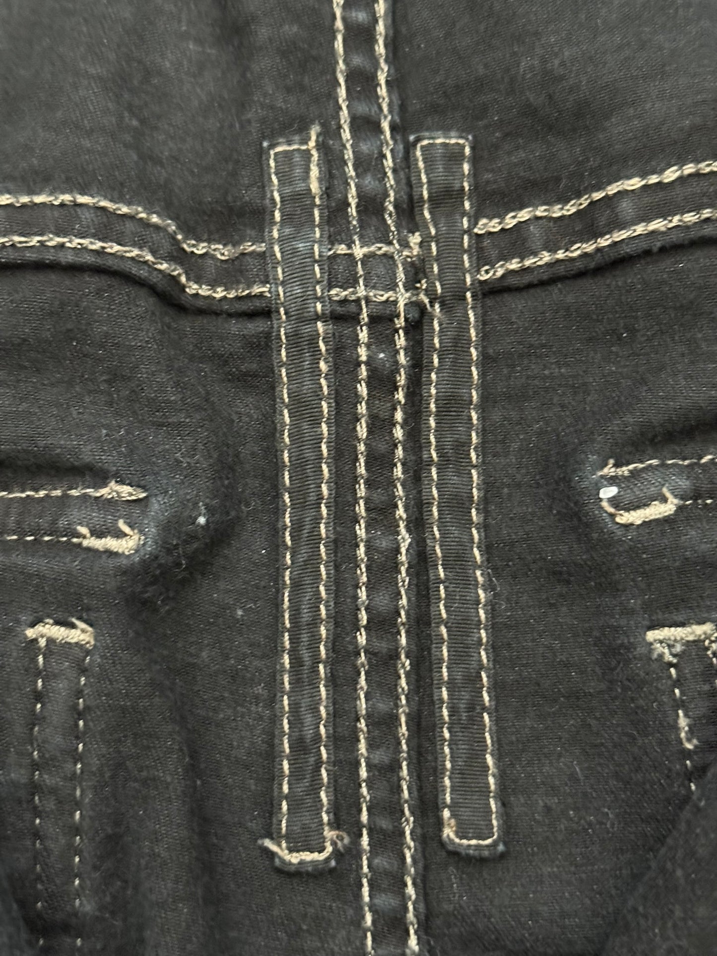 FW16 Rick Owens DRKSHDW Matte Waxed Memphis Biker Denim Jeans