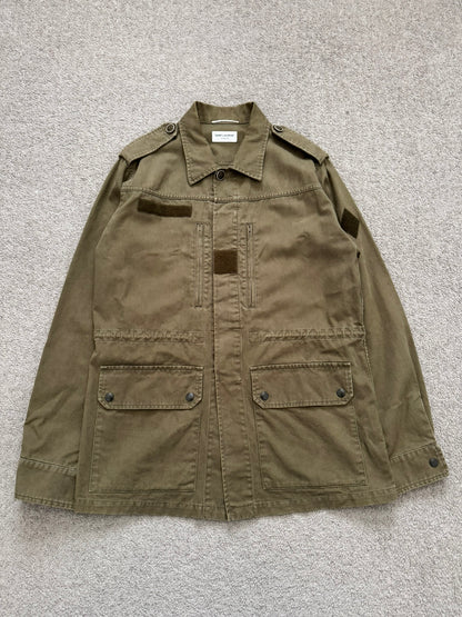 SS16 Saint Laurent by Hedi Slimane M-65 Military Cargo Jacket