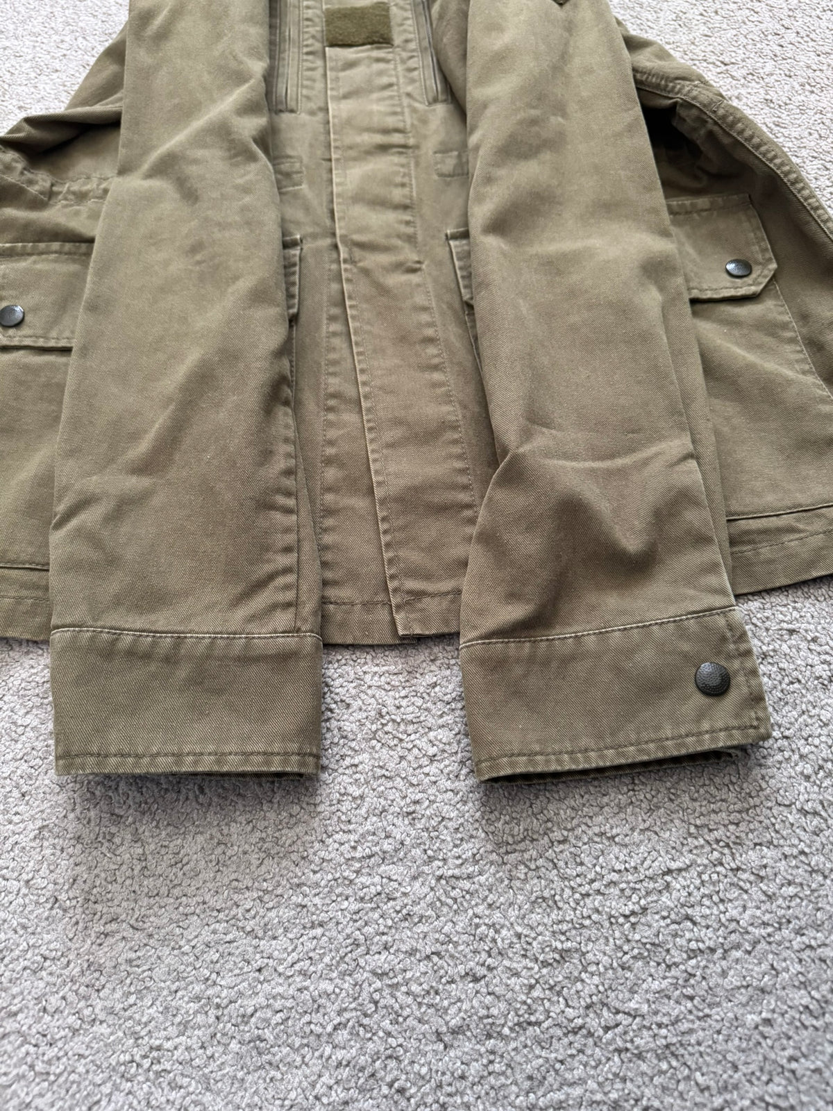 SS16 Saint Laurent by Hedi Slimane M-65 Military Cargo Jacket