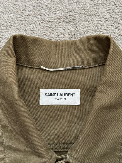SS16 Saint Laurent by Hedi Slimane M-65 Military Cargo Jacket
