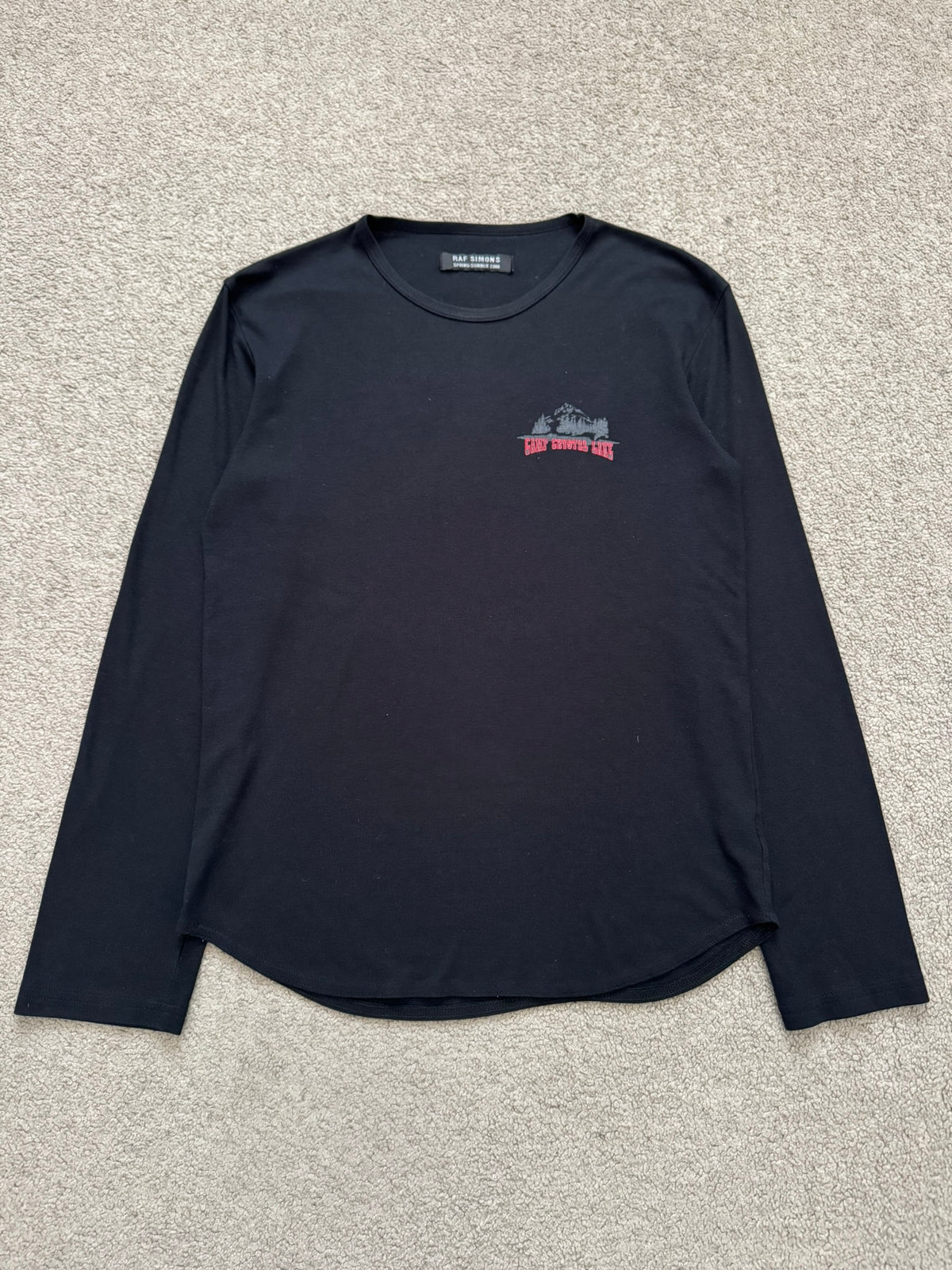 SS2000 Raf Simons "Summa Cum Laude" Camp Crystal Lake Long Sleeve T Shirt