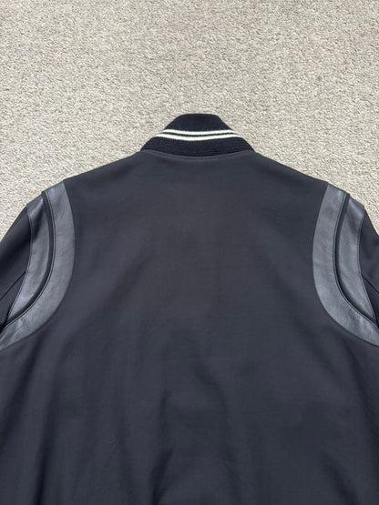 FW14 Saint Laurent by Hedi Slimane Teddy Varsity Bomber Jacket