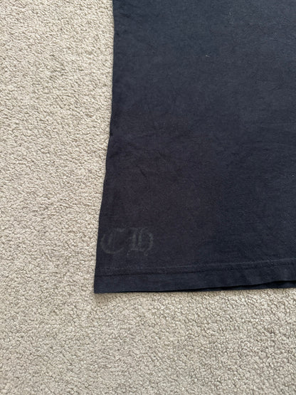 Chrome Hearts Horseshoe Scroll Text Logo Pocket T Shirt