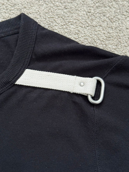 FW19 Rick Owens Mainline D Ring White Stripe Level T Shirt