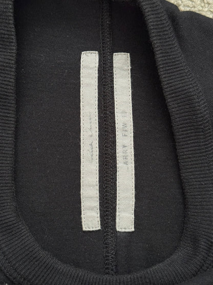 FW19 Rick Owens Mainline D Ring White Stripe Level T Shirt