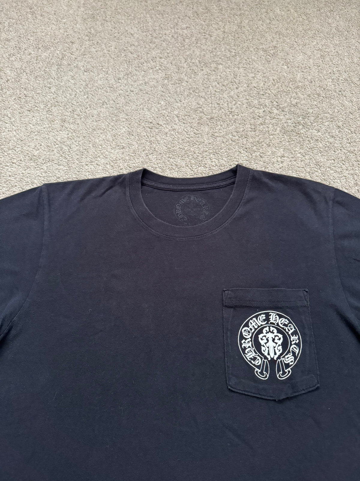 Chrome Hearts Vine Dagger USA Flag Pocket T Shirt