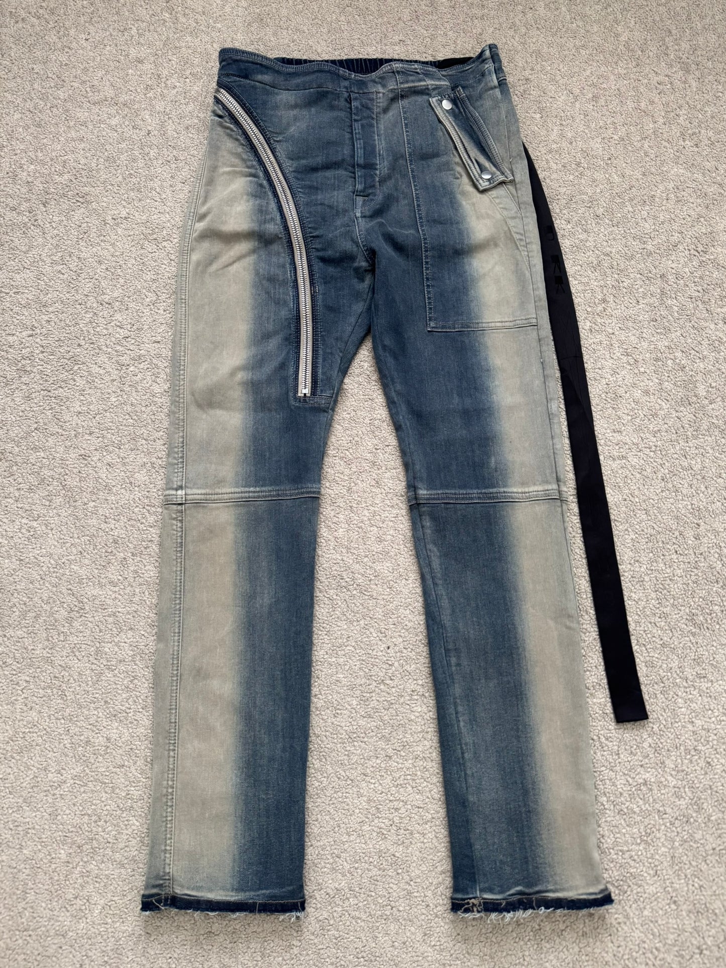 SS23 Rick Owens DRKSHDW Mineral Pearl Aircut Denim Jeans