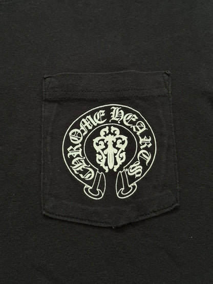 Chrome Hearts Vine Dagger USA Flag Pocket T Shirt