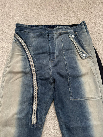 SS23 Rick Owens DRKSHDW Mineral Pearl Aircut Denim Jeans