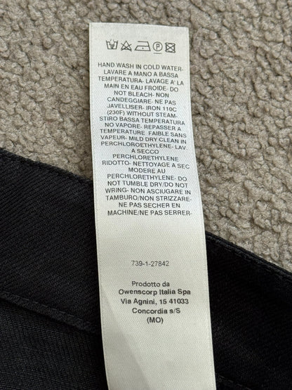 SS25 Rick Owens Mainline "Hollywood" Geth Cuttoff Linen Shorts