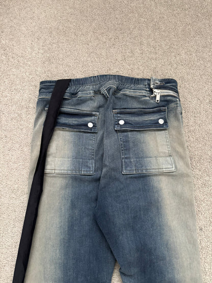 SS23 Rick Owens DRKSHDW Mineral Pearl Aircut Denim Jeans