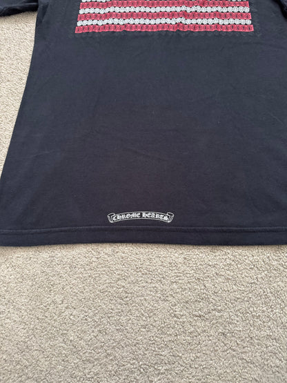 Chrome Hearts Vine Dagger USA Flag Pocket T Shirt