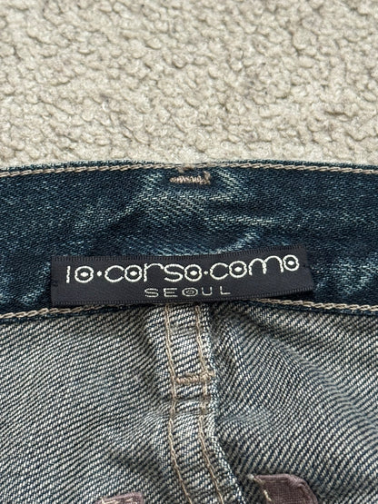 SS15 Rick Owens DRKSHDW Hustler Blue Detroit Cut Denim Jeans