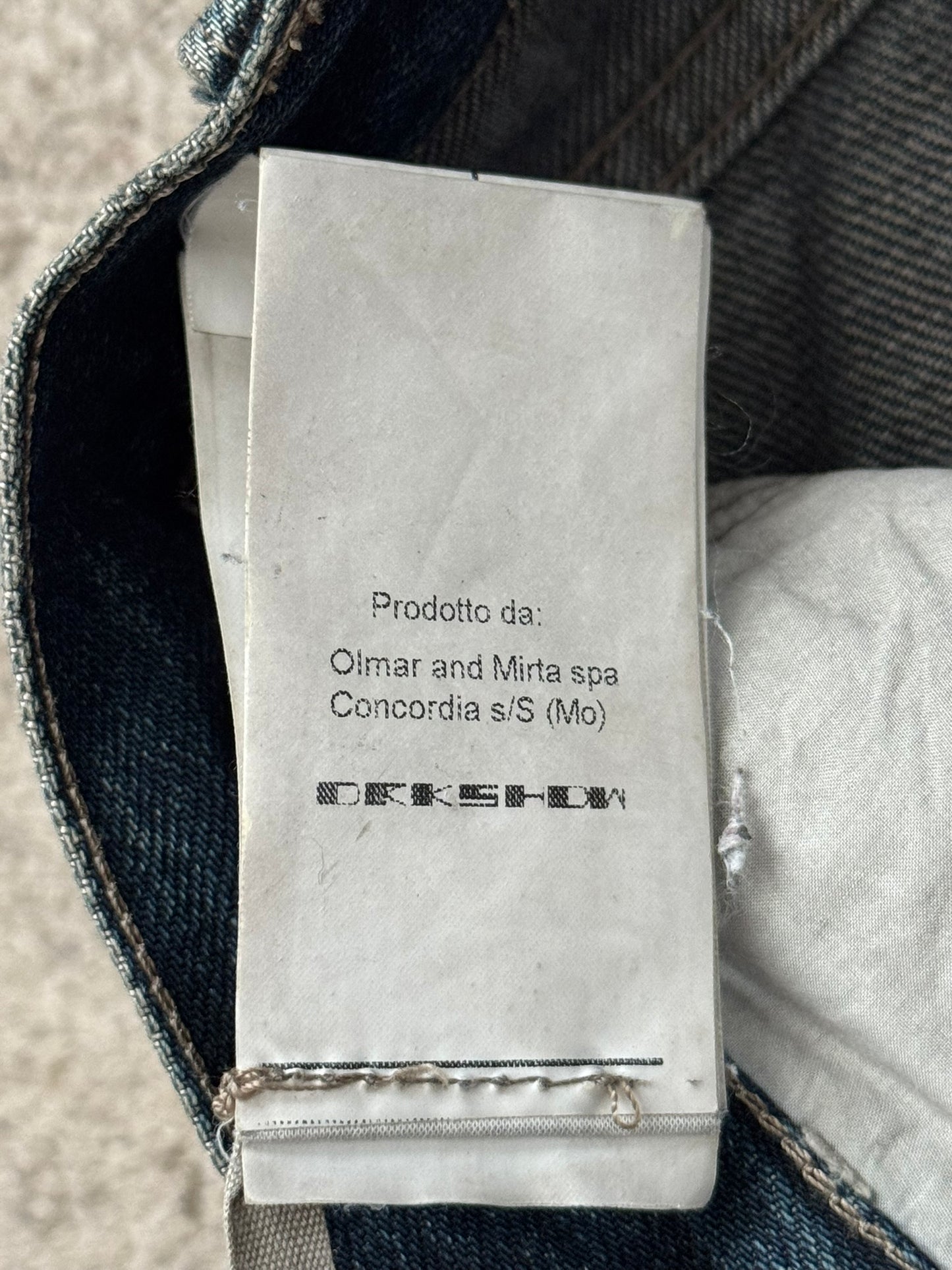 SS15 Rick Owens DRKSHDW Hustler Blue Detroit Cut Denim Jeans