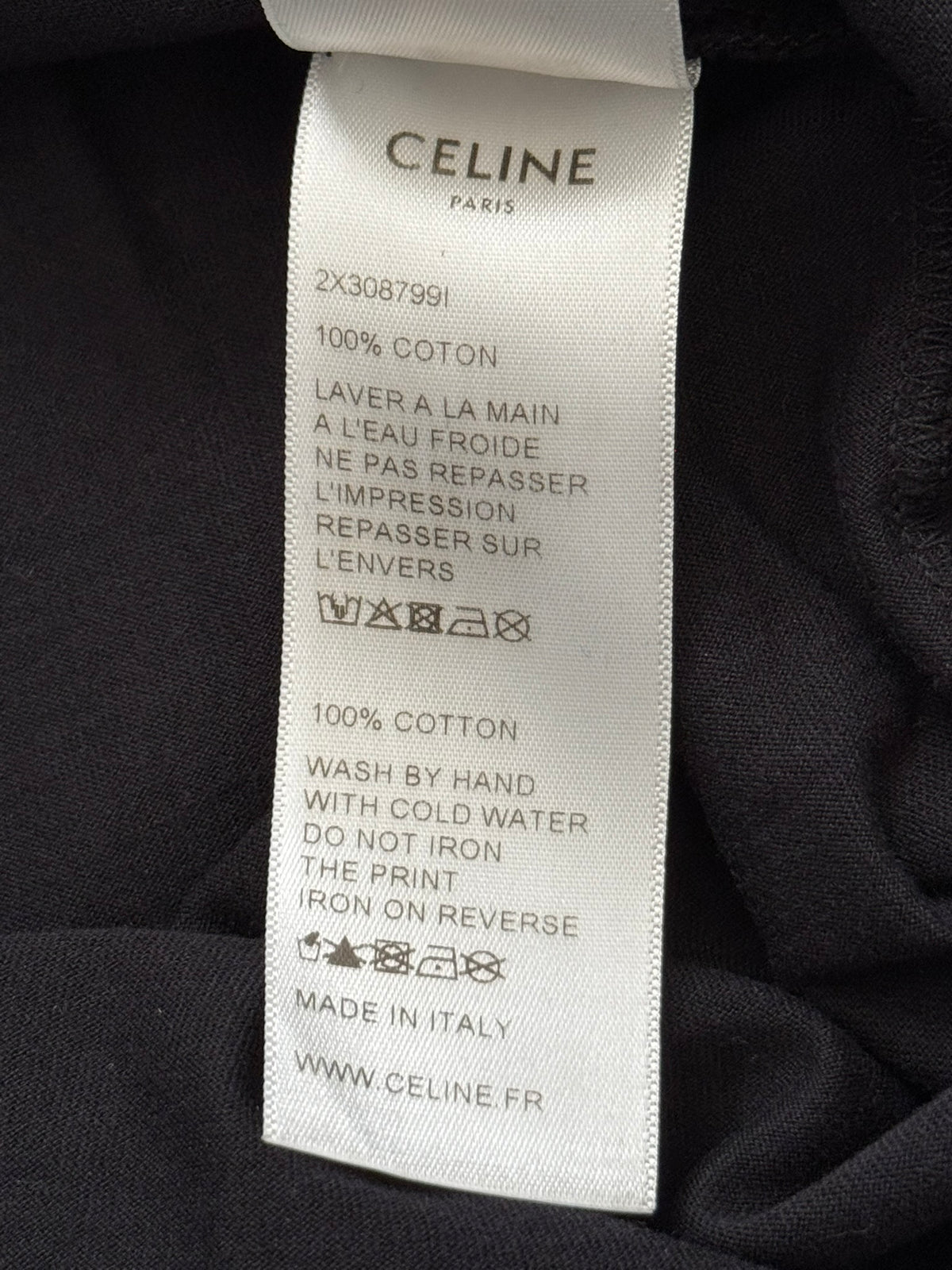 SS20 Celine by Hedi Slimane "Les Invaldies Place Vauban" T Shirt