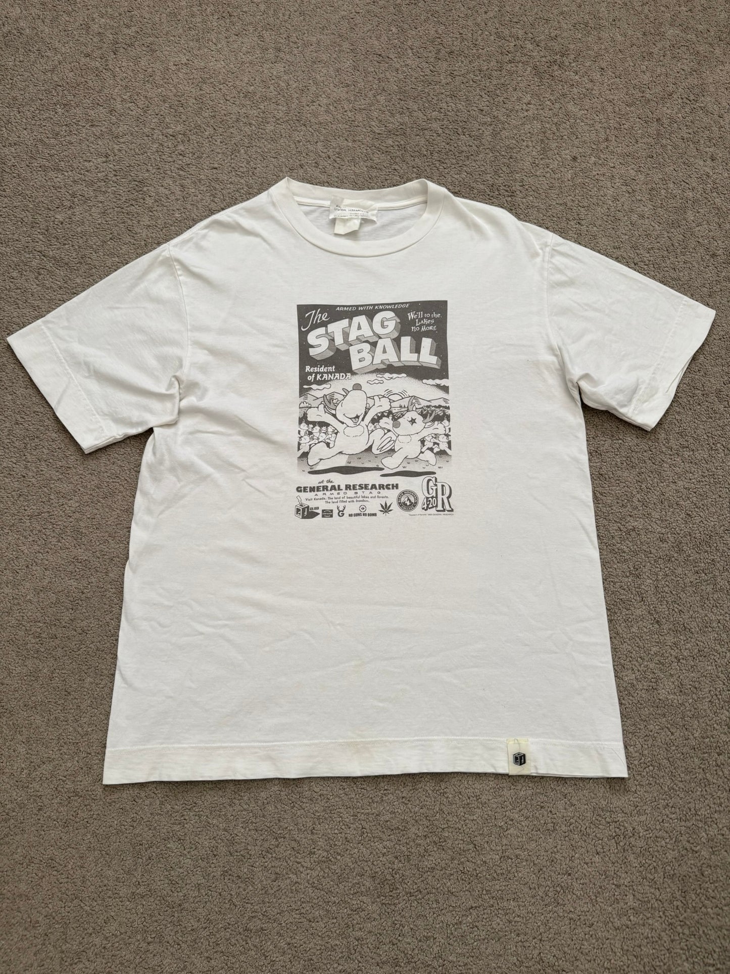 SS05 General Research "Stag Ball" Graphic T Shirt