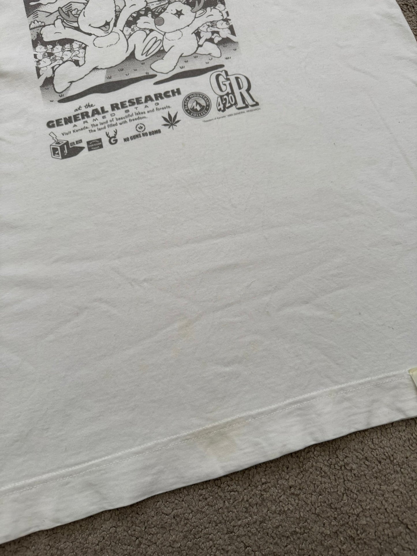 SS05 General Research "Stag Ball" Graphic T Shirt