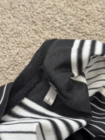 SS05 Dior Homme by Hedi Slimane Block Striped Pocket T Shirt