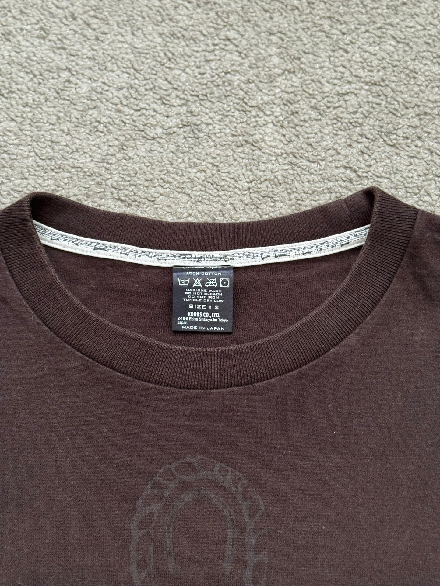 SS07 Number (N)ine "About A Boy" Middle Finger T Shirt