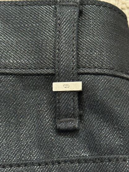 AW07 Dior Homme "Navigate" MIJ Clawmark Waxed Denim Jeans