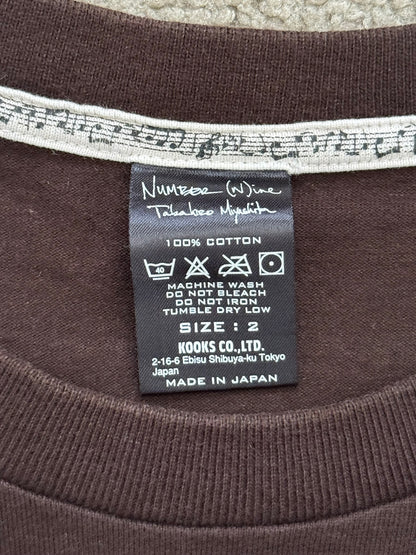 SS07 Number (N)ine "About A Boy" Middle Finger T Shirt