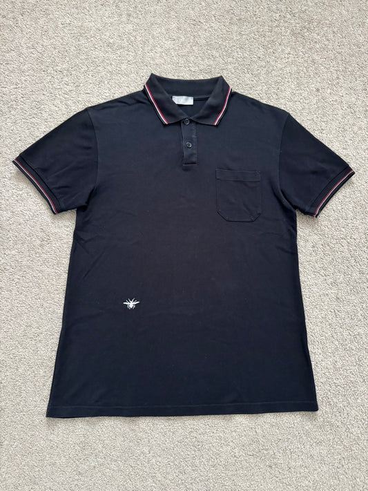 SS07 Dior Homme by Hedi Slimane Bee Pocket Polo Shirt
