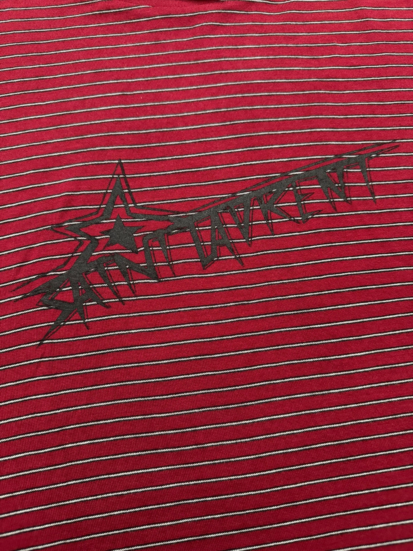 New FW19 Saint Laurent Star Logo Striped T Shirt