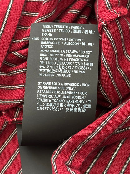 New FW19 Saint Laurent Star Logo Striped T Shirt