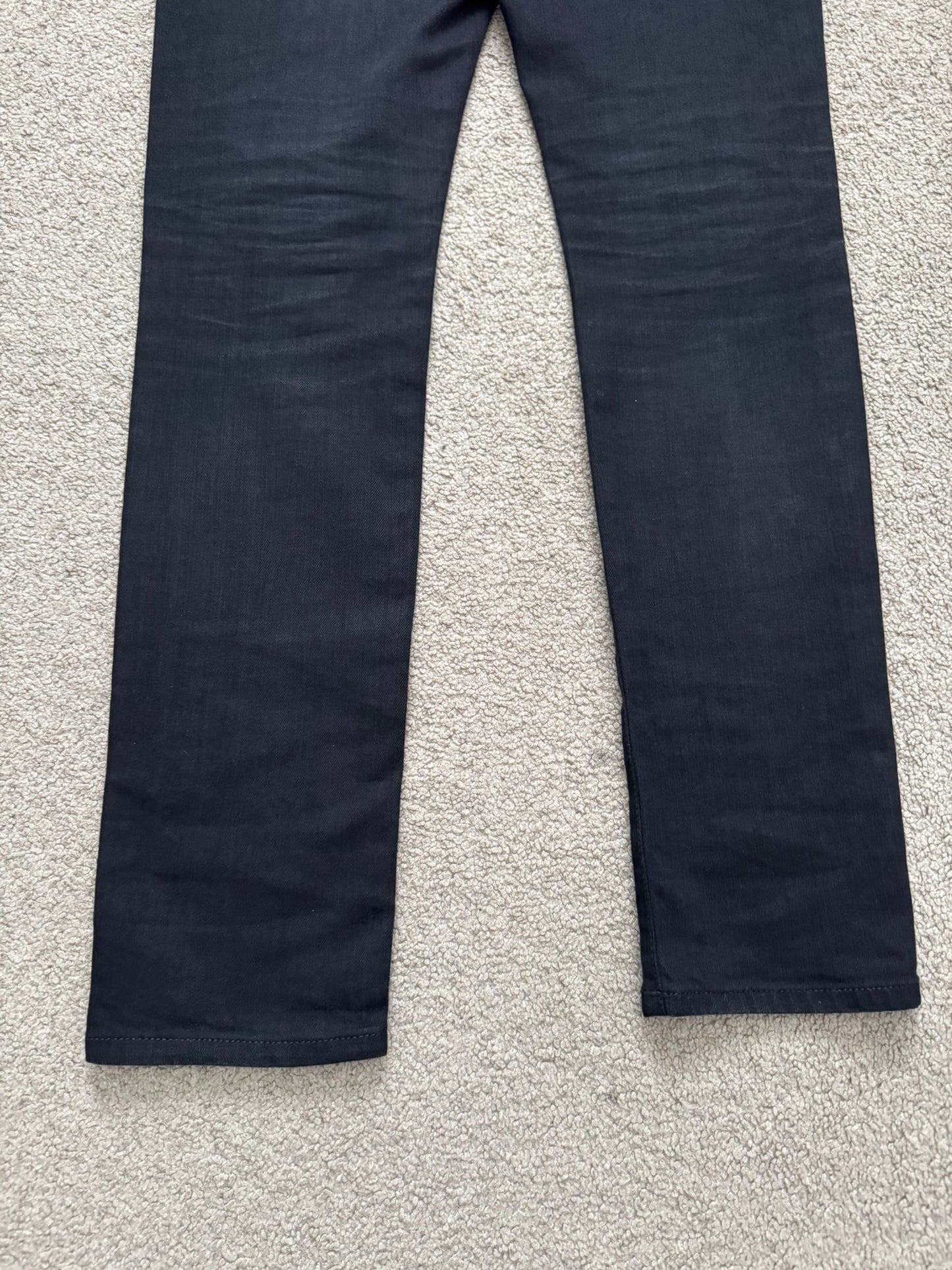 FW15 Saint Laurent by Hedi Slimane 5 Zip Biker D02 Denim Jeans