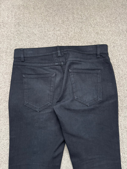 FW15 Saint Laurent by Hedi Slimane 5 Zip Biker D02 Denim Jeans