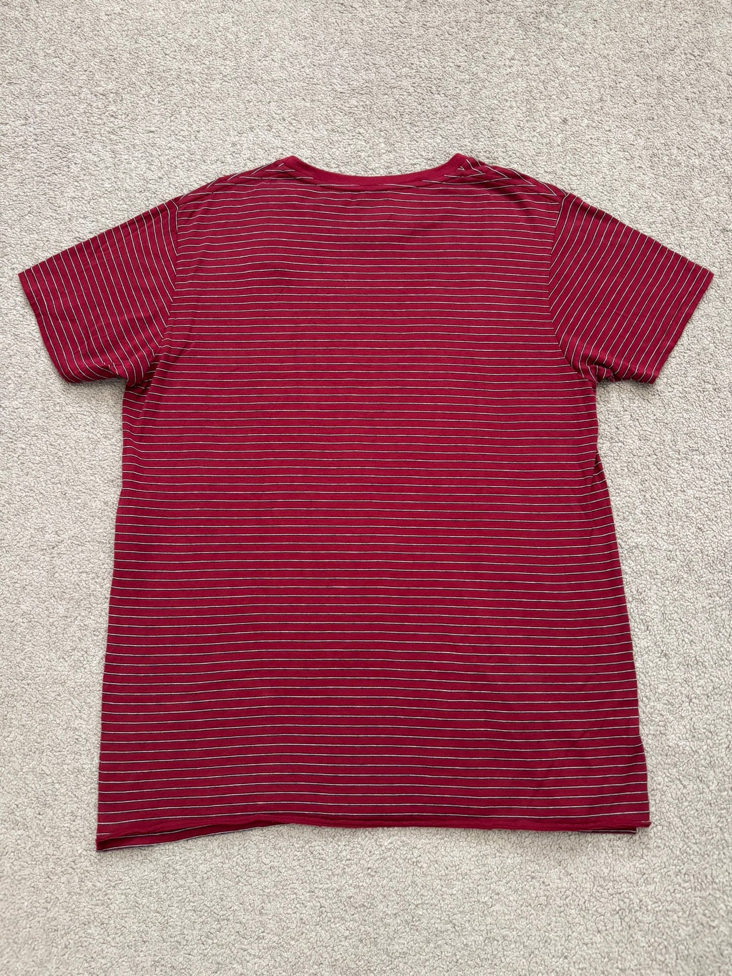 New FW19 Saint Laurent Star Logo Striped T Shirt