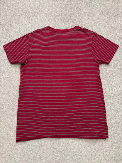 New FW19 Saint Laurent Star Logo Striped T Shirt