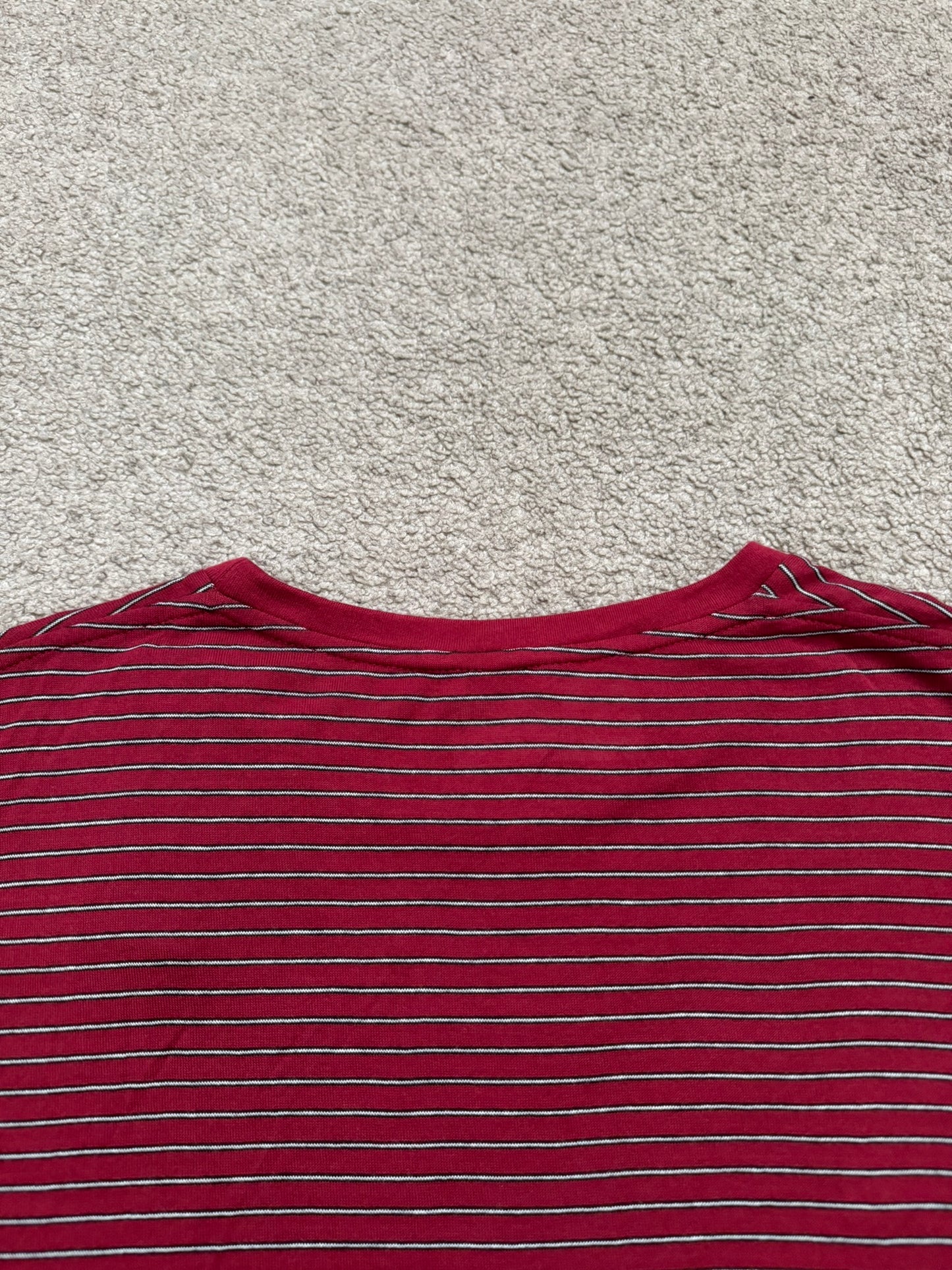 New FW19 Saint Laurent Star Logo Striped T Shirt