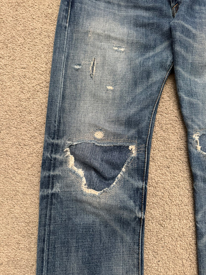 FW14 Denim & Supply Ralph Lauren Faded Distressed Denim Jeans