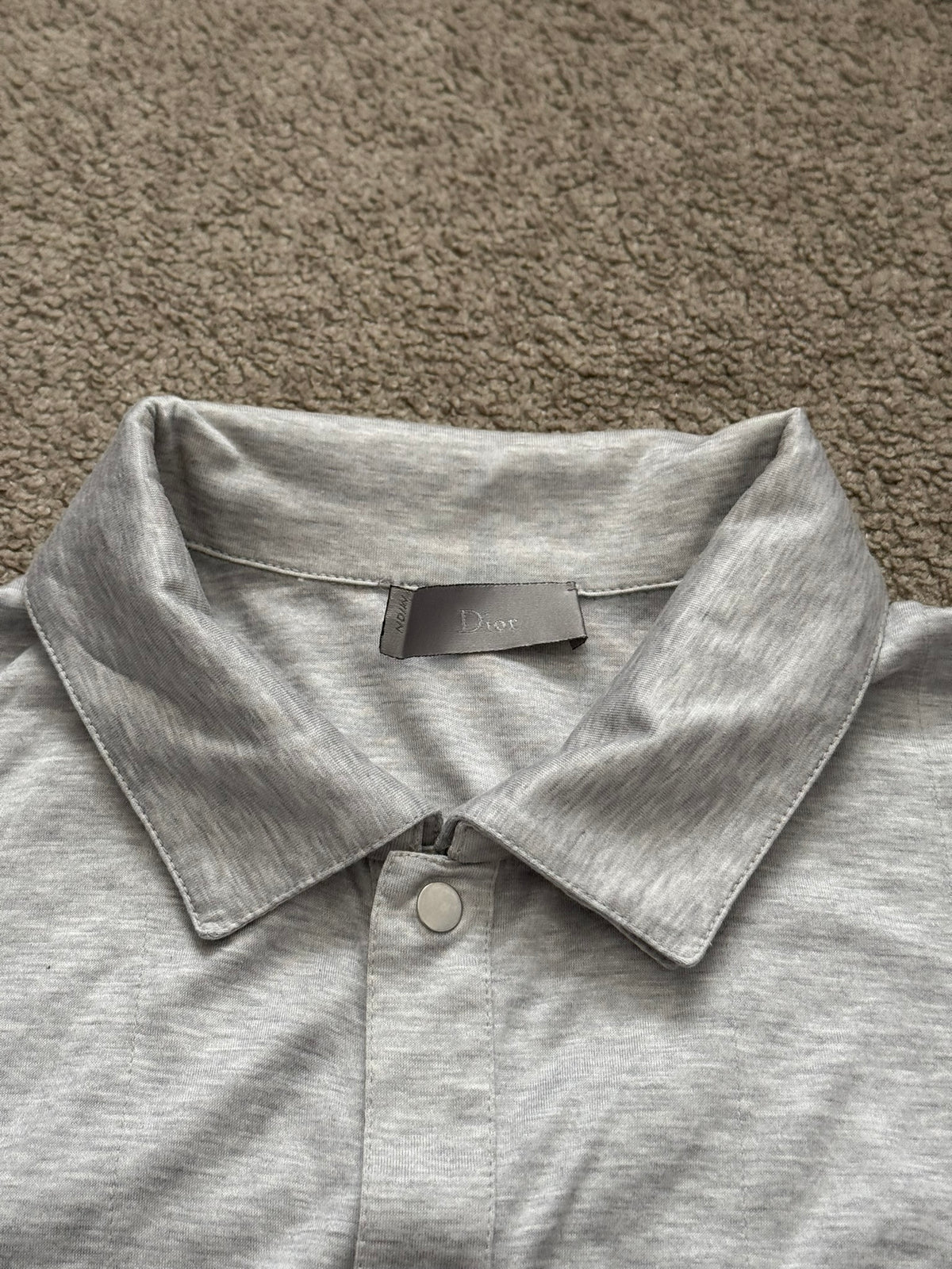 SS10 Dior Homme by Kris Van Assche Double Layered Polo Shirt