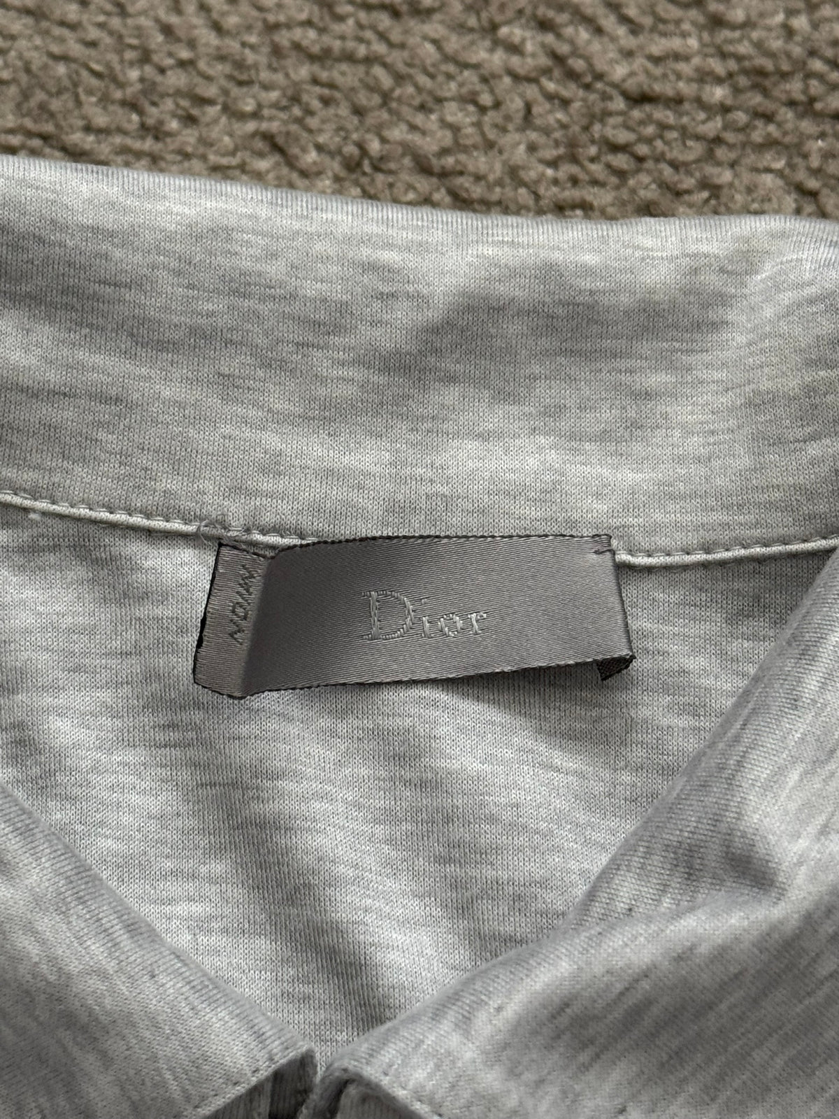 SS10 Dior Homme by Kris Van Assche Double Layered Polo Shirt