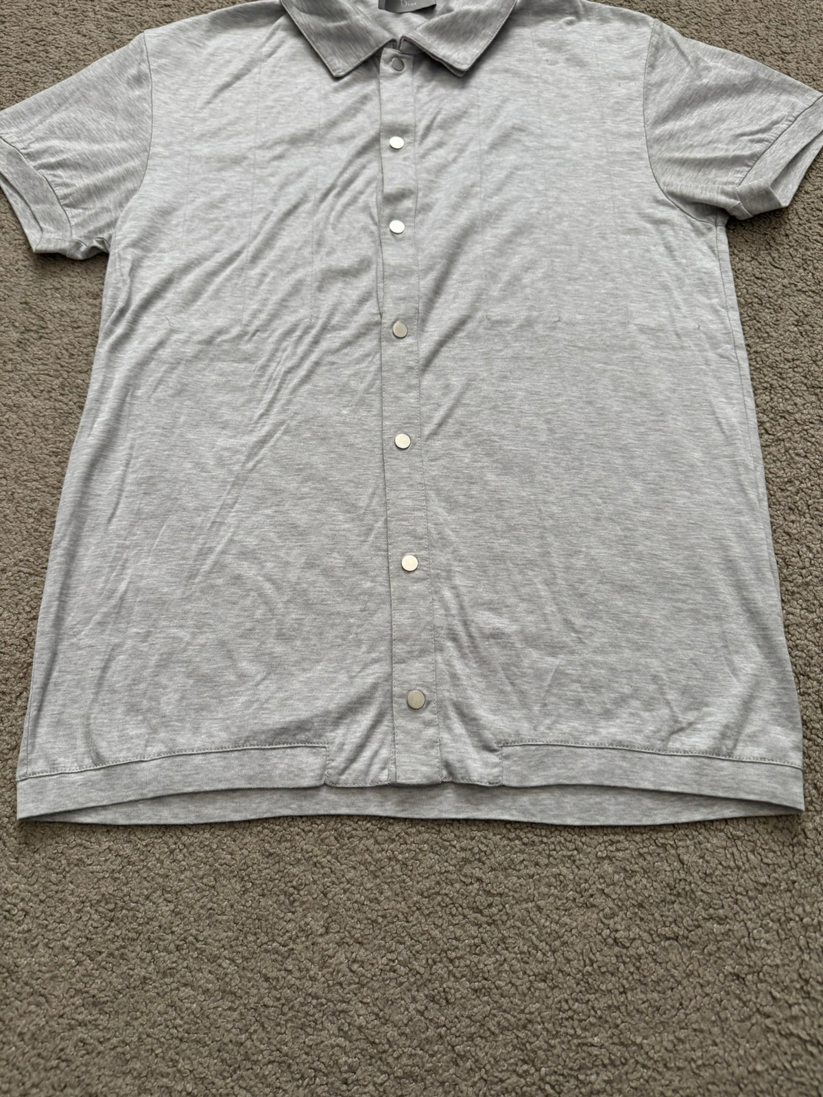 SS10 Dior Homme by Kris Van Assche Double Layered Polo Shirt