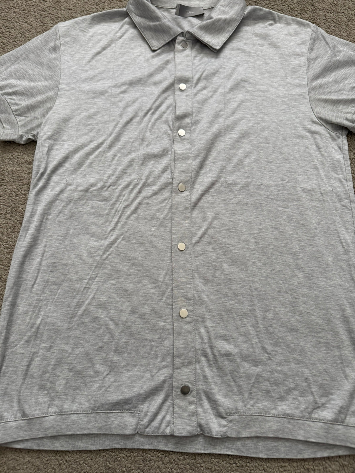 SS10 Dior Homme by Kris Van Assche Double Layered Polo Shirt
