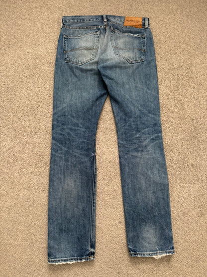 FW14 Denim & Supply Ralph Lauren Faded Distressed Denim Jeans