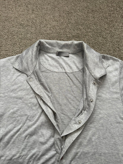 SS10 Dior Homme by Kris Van Assche Double Layered Polo Shirt