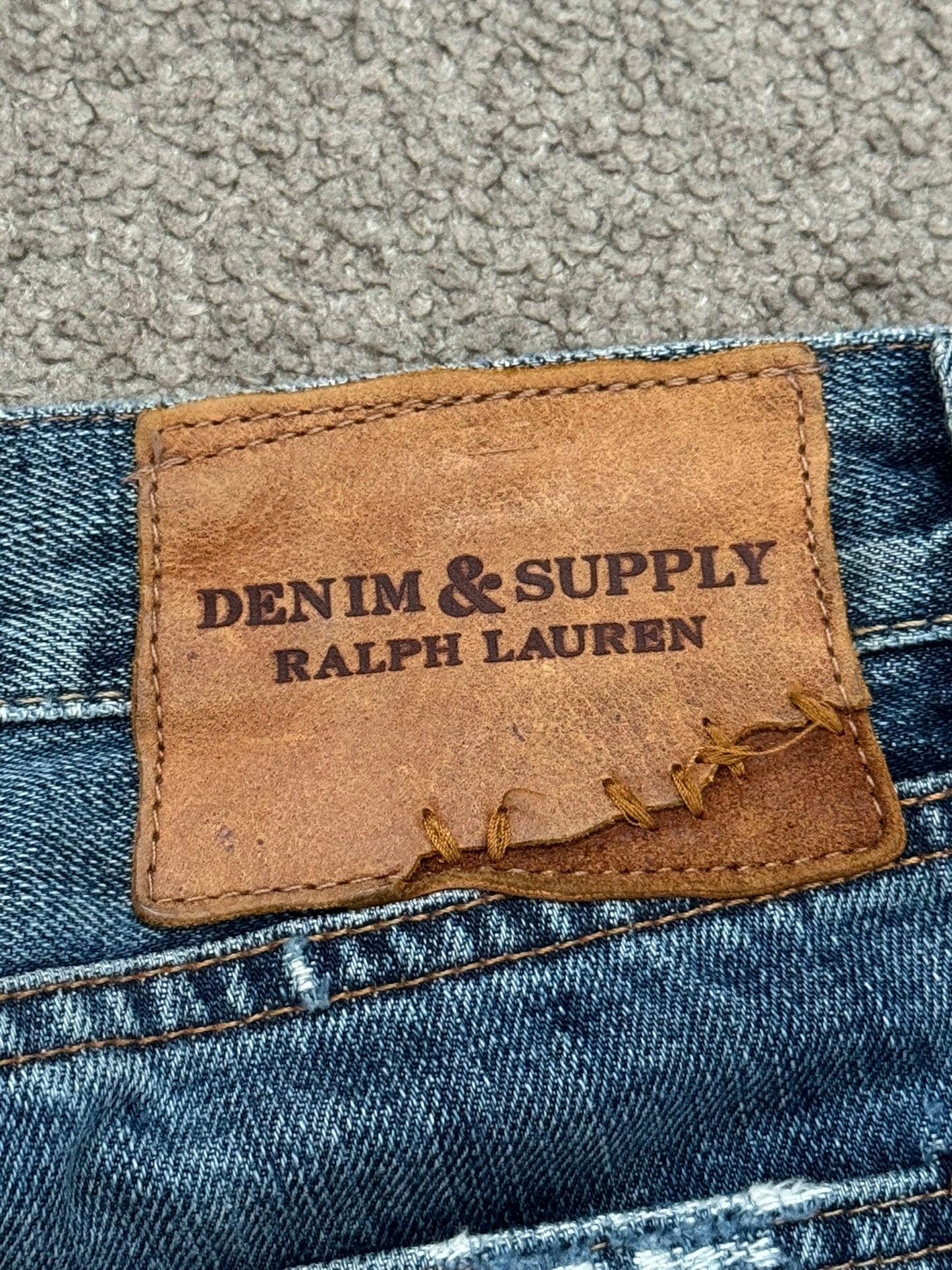 FW14 Denim & Supply Ralph Lauren Faded Distressed Denim Jeans