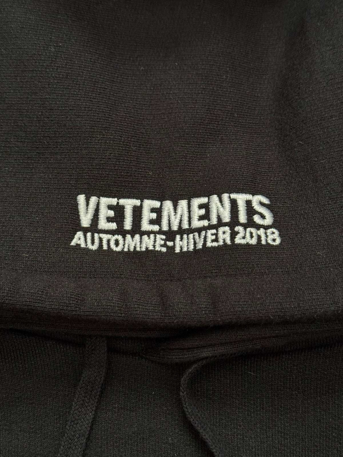 FW18 Vetements by Demna "Metal Tour" Oversized Hoodie